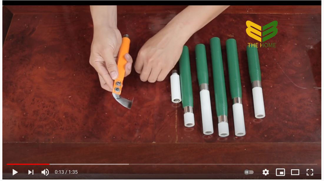 Hướng dẫn lắp ráp dao cạo mủ cao su The Home